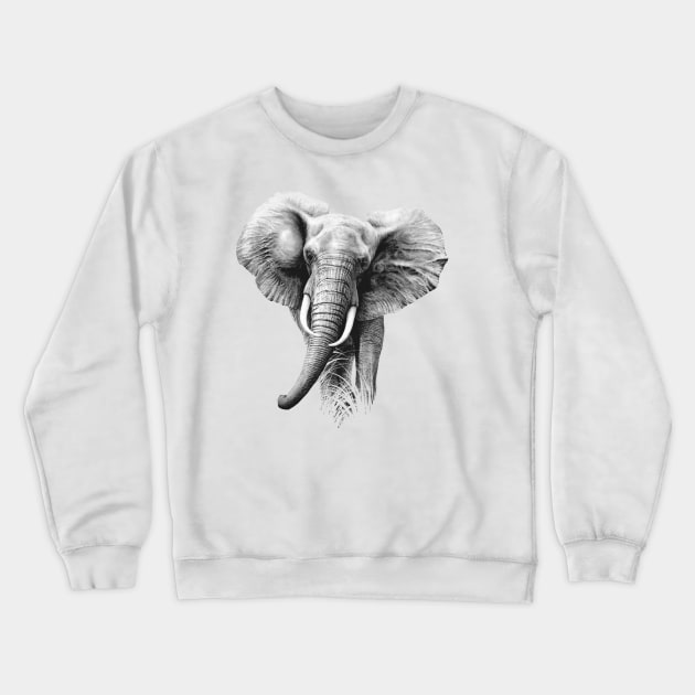 Elephant Crewneck Sweatshirt by hitext